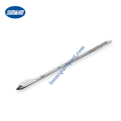 Picanol Rapier Loom Parts رأس سيف ذو رأس يمين من الألومنيوم نوع القاعدة 02 BE220773 / BA216735