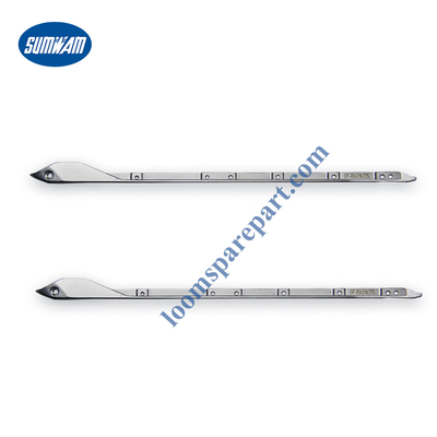 Picanol Rapier Loom Parts رأس سيف ذو رأس يمين من الألومنيوم نوع القاعدة 02 BE220773 / BA216735